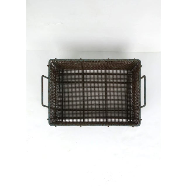 Iron Wire Wicker Basket For Sale - Image 10 of 10