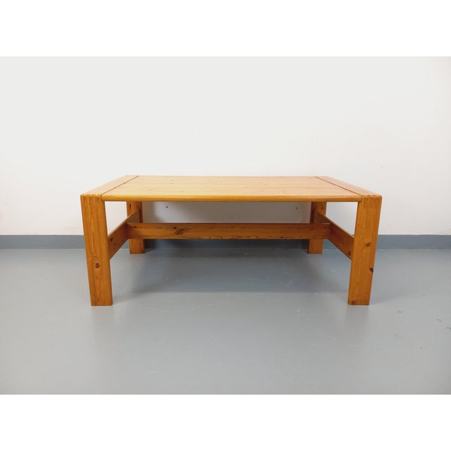 Large Vintage Coffee Table in Pine, 1990s For Sale - Image 11 of 17