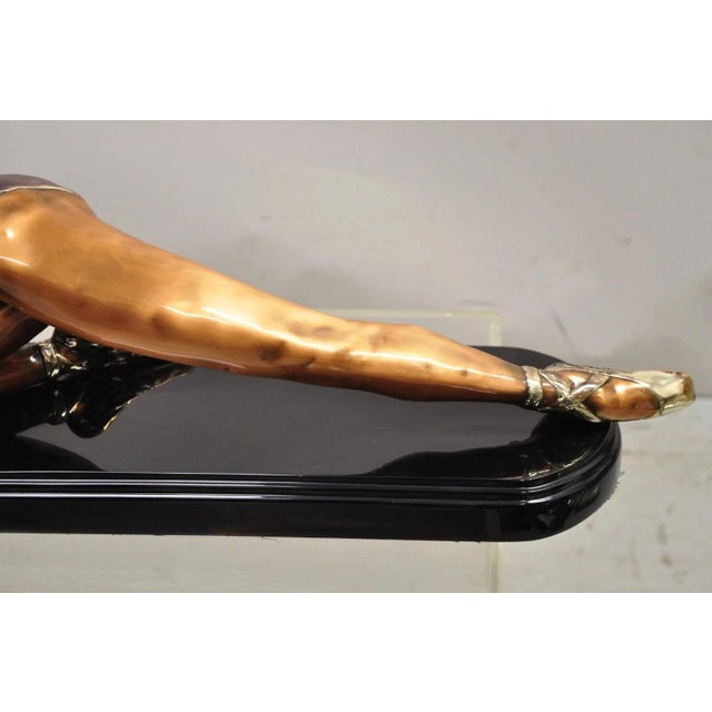 Late 20th Century Federico Cardona Bronze Sculpture of Ballet Dancer on Marble Base 32/250 For Sale In Philadelphia - Image 6 of 13