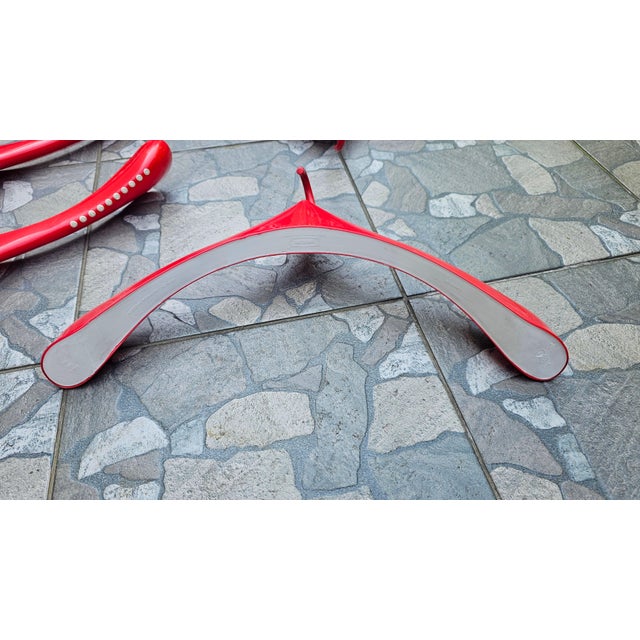 Swedish Red Hangers from Monika Mulder, 1990s, Set of 8 For Sale - Image 10 of 15