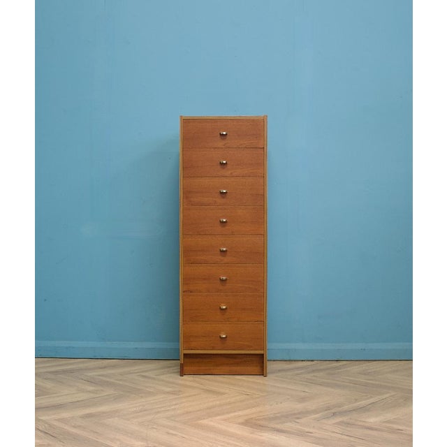 Mid-Century Modern Mid-Century Teak Chest of Drawers from SM Quality, 1970s For Sale - Image 3 of 9