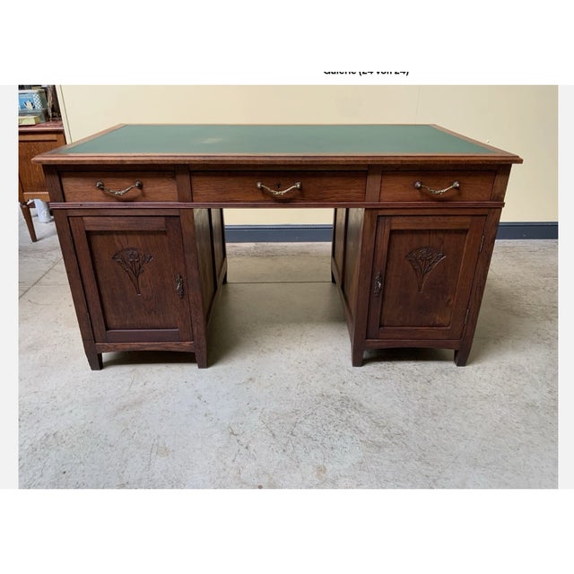 Antique Desk in Oak, 1890s For Sale - Image 11 of 11