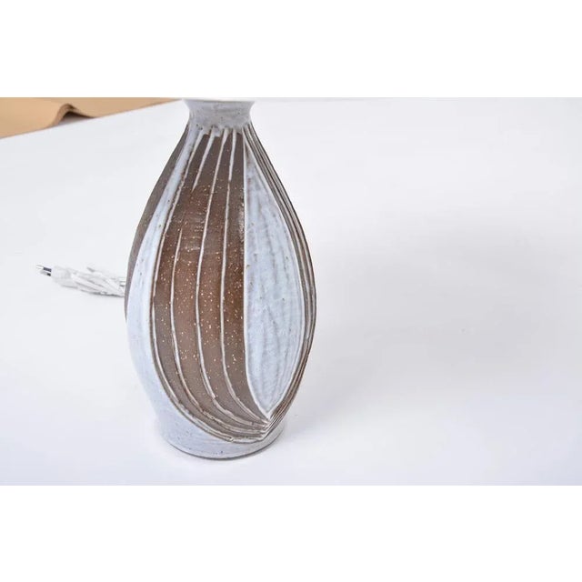 Mid-Century Danish Table Lamps in Ceramic by Michael Andersen, 1960s, Set of 2 For Sale - Image 9 of 11