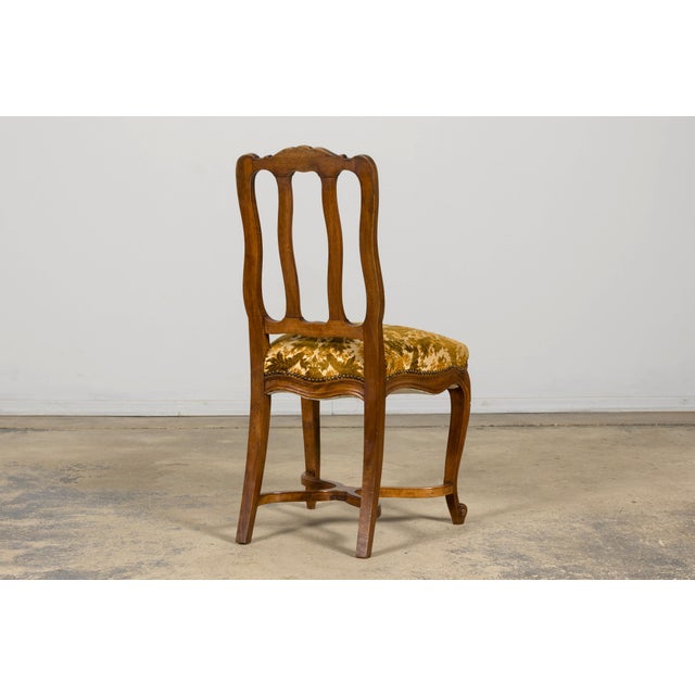 Set of 8 Early 20th Century French Louis XV Style Walnut Dining Chairs For Sale - Image 14 of 18