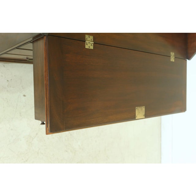 1960s Kittinger Cw 1 1/2 Colonial Williamsburg Mahogany Desk For Sale - Image 5 of 13