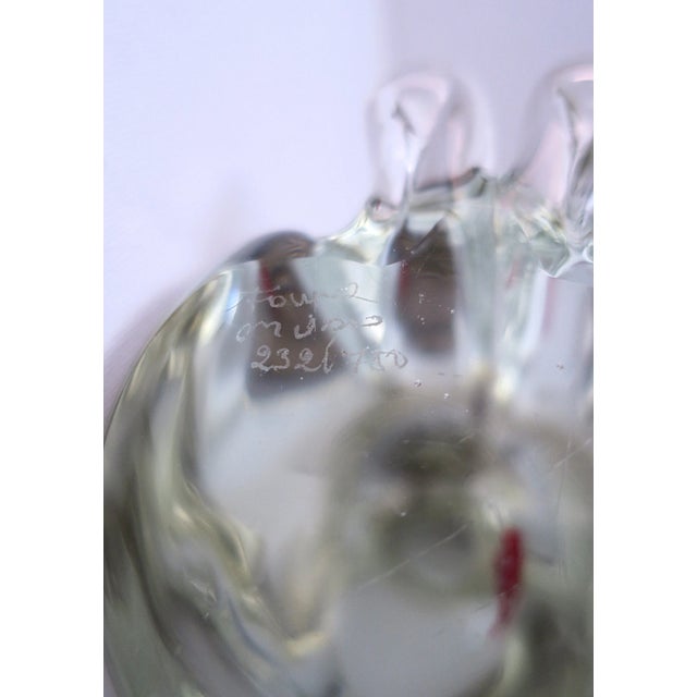 Italian Murano Art Glass Cat and Goldfish Sculpture For Sale - Image 12 of 12