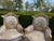 1940 French Louis XVI Pastel Beech Sofa Set - 3 Pc For Sale - Image 13 of 18