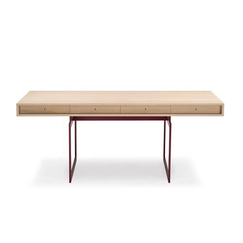 Joe Colombo Desk in Wood and Steel by Bodil Kjær for Karakter For Sale - Image 4 of 9