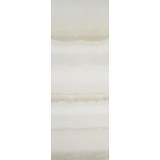 Schumacher Orissa Panel Fabric In Alabaster For Sale