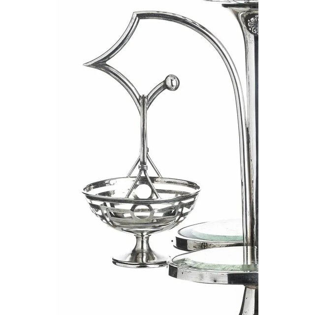 Art Deco Silver Table Centerpiece, 20th Century For Sale - Image 4 of 6