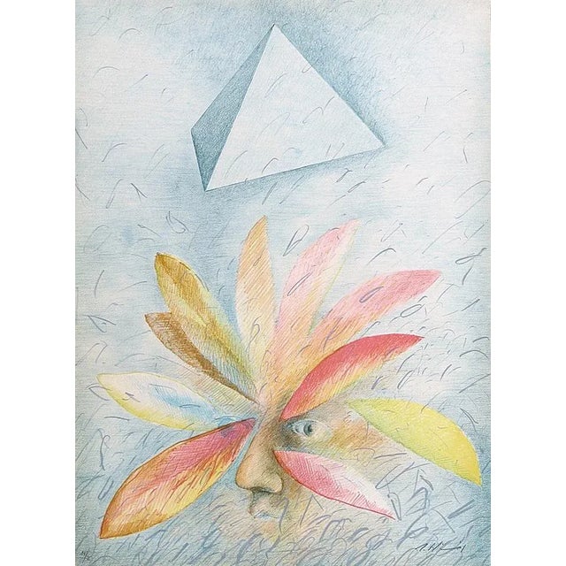 Manh 2 Robert Llimos Year: circa 1980 Size: 30 in. x 22 in. Lithograph, signed and numbered in pencil 14/75