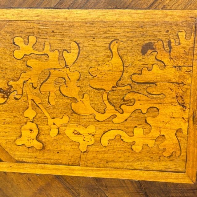 Brown Antique Louis XIV Walnut Chest of Drawers with Boxwood Inlays, Lombardy, Late 17th Century, 1600s For Sale - Image 8 of 16