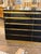 Modern Jean Claude Mahey Style Black Lacquered and Brass Dresser For Sale - Image 3 of 8