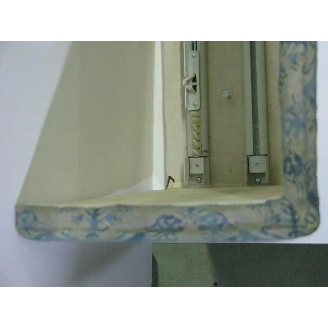 Blue Vintage Mariano Fortuny Fabric Draperies Famed Sister Parrish Library-Fabric "Richelieu' Pattern Blu For Sale - Image 8 of 8