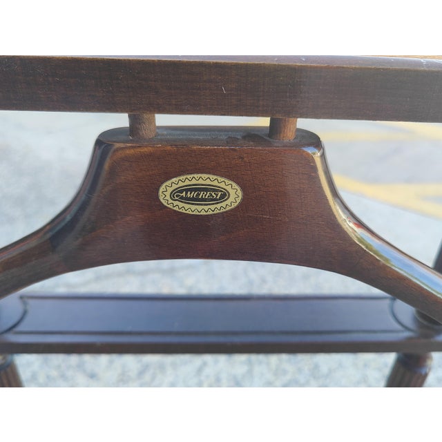 A sculptural Modernist valet clothing stand for both ladies and gentlemen, dating from the 1950s, in a Mid-Century style...