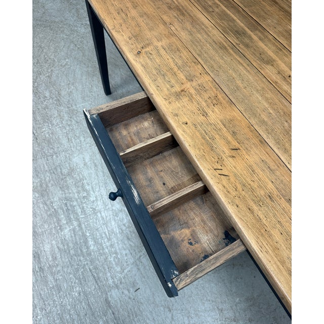 Vintage Farmhouse Dining Table, 1940s For Sale - Image 10 of 14