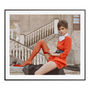 Dasha and Mari 'The Wish' Limited Edition Print Framed in Black