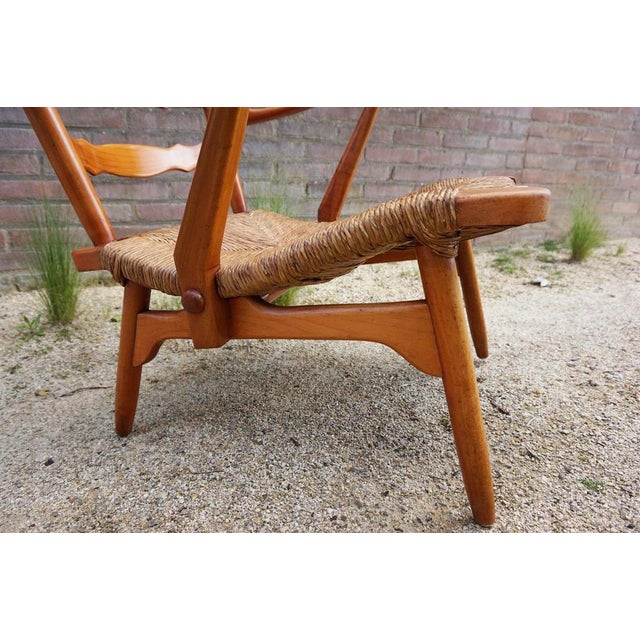 Mid-Century Dutch Organic Shaped Armchair from De Ster Gelderland, 1950s For Sale - Image 4 of 18