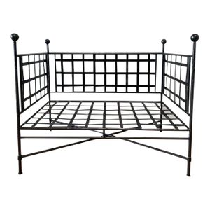 Custom Made Forged Iron European Style Lounge Chair