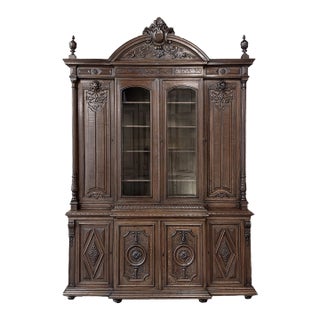 19th Century French Renaissance Grand Bookcase, Ca.1870 For Sale