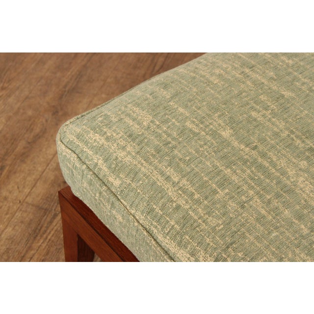 Early 21st Century Tommy Bahama Outdoor Patio Faux Wood Ottoman For Sale - Image 9 of 12