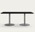 Henrik tengler train conference table leg: graphite, tabletop: linoleum black for one collection. As a prominent feature...