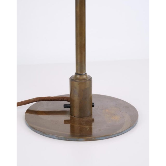 Louis Poulsen Table Lamp in Burnished Brass by Poul Henningsen for Louis Poulsen, 1930s For Sale - Image 4 of 10