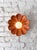 2020s Red Travertine Handmade Flower Wall Sconce Luxury Lighting Fixtures For Sale - Image 5 of 6