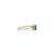 Metal 1.09ct Certified Natural Emerald Solitaire Ring With Diamonds in 14k Gold Size 7 For Sale - Image 7 of 15