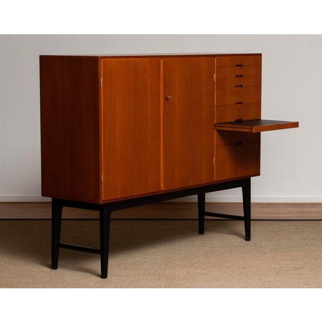 Vintage Teak Credenzas by Kurt Karlsson for Carl Löfving & Söner, 1950s For Sale - Image 15 of 15