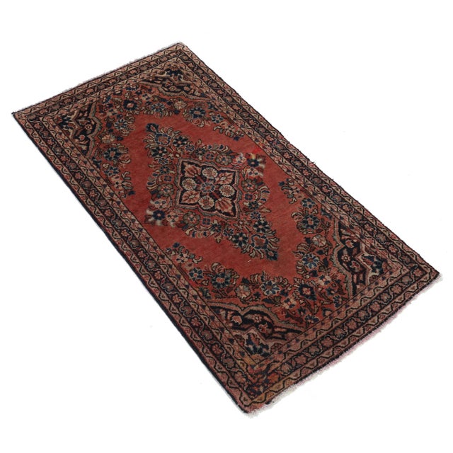 Traditional Persian Hand Knotted Antique Sarouk For Sale - Image 3 of 4