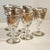 1960s Set of 6 24k Gold Encrusted Crystal Cordial Shot Stem Barware Set For Sale In New York - Image 6 of 13