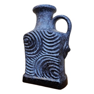Large Vintage West German Fat Lava Vase from Dümler & Breiden, 1970s For Sale