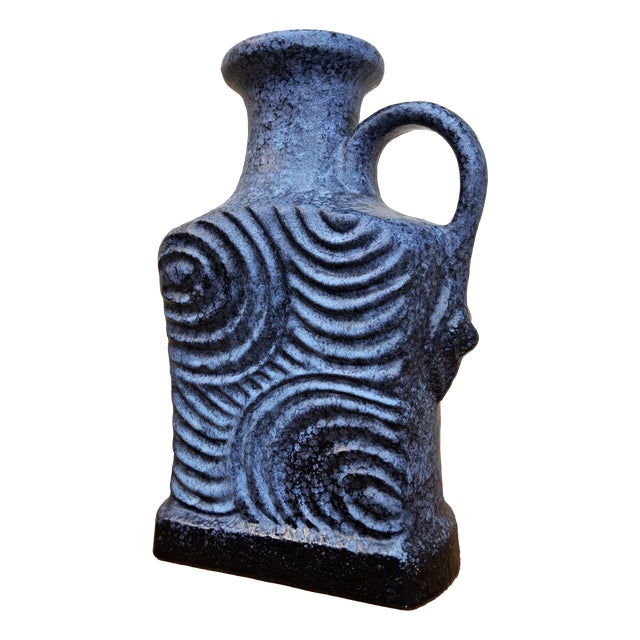 Large Vintage West German Fat Lava Vase from Dümler & Breiden, 1970s For Sale