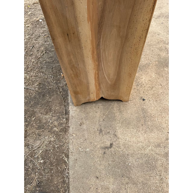 19th Century Louis Philippe Solid Walnut Bleached Sideboard / Buffet. For Sale - Image 9 of 12