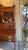 American 1940s Vintage American Sheraton Style Tambour Mahogany Secretary For Sale - Image 3 of 7
