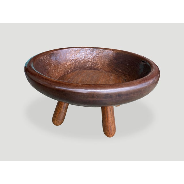 Mid-Century Modern Andrianna Shamaris Midcentury Couture Huge Bowl For Sale - Image 3 of 5