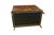 Wonderful Raised Japanese Cabinet Crafted With Geometrically Intricate Inlayed Wood and Hand Wrought Hardware For Sale - Image 12 of 12