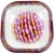 Dark Pink Vintage Murano Pink Yellow Blue White Aventurine Flecks Ribbons Italian Art Glass Mid Century Bowl For Sale - Image 8 of 8