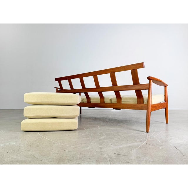 Beige Midcentury Sofa by Arne Vodder for France & Søn / France & Daverkosen For Sale - Image 8 of 13