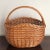 Wood Rustic Mid-20th Century Market Basket For Sale - Image 7 of 9