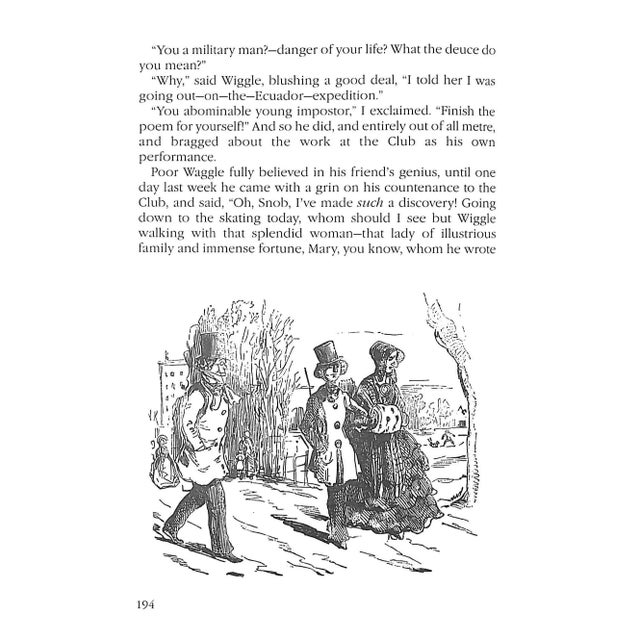"The Book of Snobs" 1999 Thackeray, William Makepeace For Sale In New York - Image 6 of 8