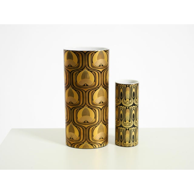 Rosenthal Porcelain Vases by Björn Wiinblad for Rosenthal Studio-Linie, 1970s, Set of 2 For Sale - Image 4 of 17