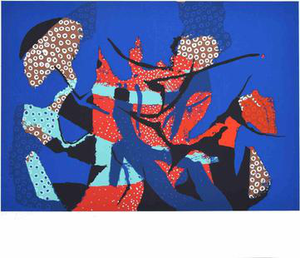 Wladimiro Tulli, Abstract Composition, Screen Print, 1970s