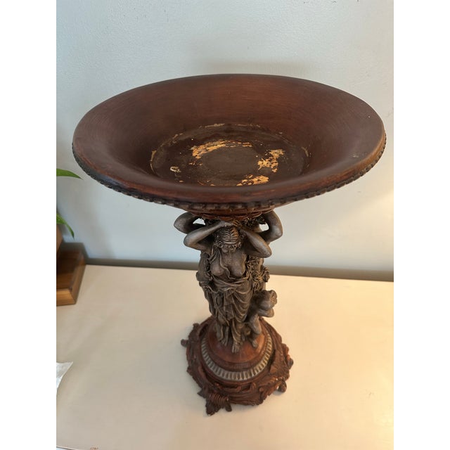 Mid 20th Century Decorative Rococo Inspired Pedestal or Plant Stand For Sale - Image 4 of 10