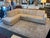Design Plus Gallery presents an ITALSOFA Microsuede Cream Sectional. Upholstered in cream-colored microsuede, this...