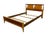 Mid-Century Modern Vintage Mid Century Modern Kent Coffey "Perspecta" Walnut Headboard, Footboard, Full Bed Frame For Sale - Image 3 of 18