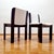 Postmodern Italian Wood and Velvet Dining Chairs, Italy, 1980s, Set of 4 For Sale - Image 6 of 10