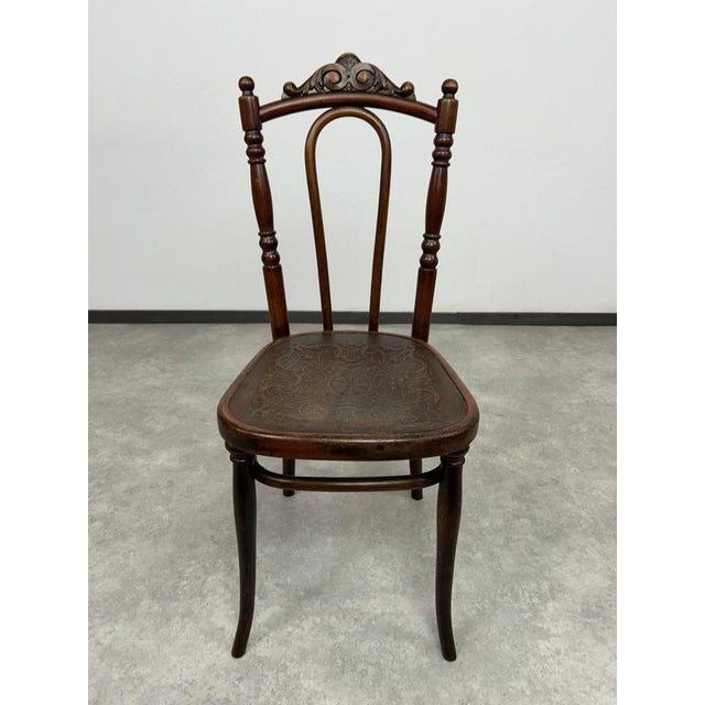 Thonet Bentwood Dining Room Chairs from Thonet, 1920s, Set of 4 For Sale - Image 4 of 15