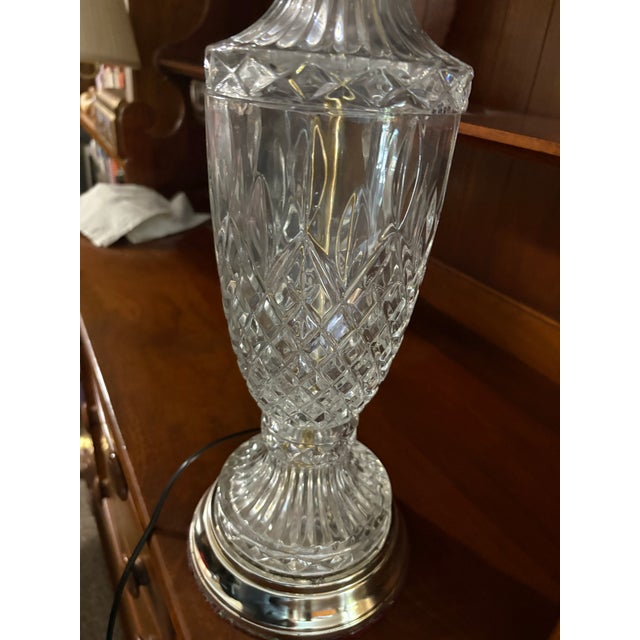 Late 20th Century Pressed Glass Table Lamp For Sale In Kansas City - Image 6 of 6